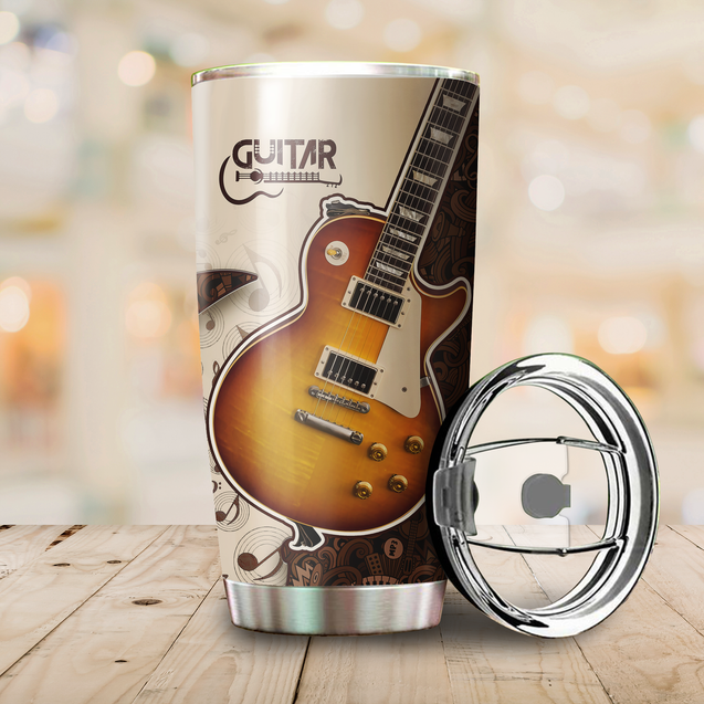 Personalized Guitar Stainless Steel Tumbler 20Oz