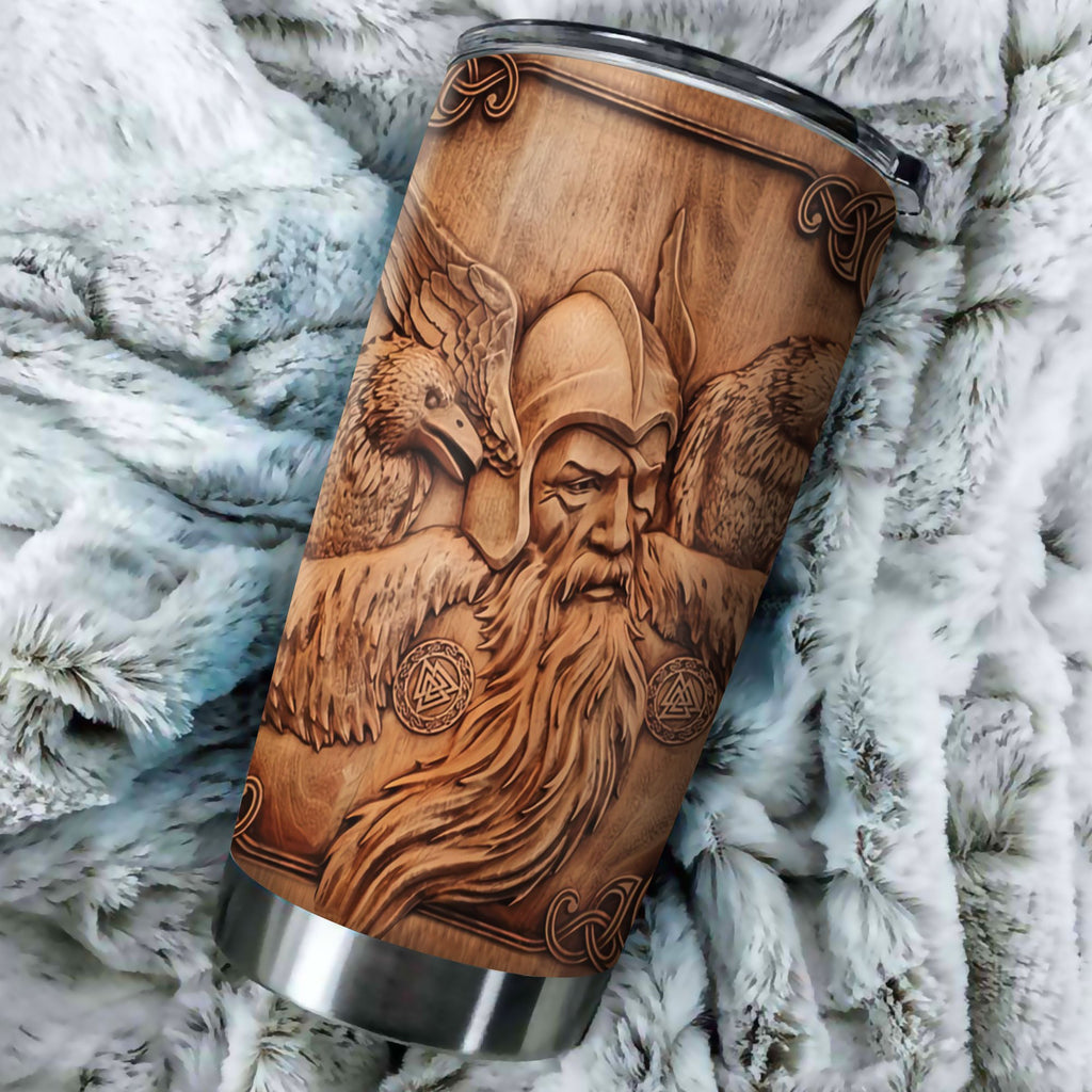 Customized Name Viking Steel Tumbler