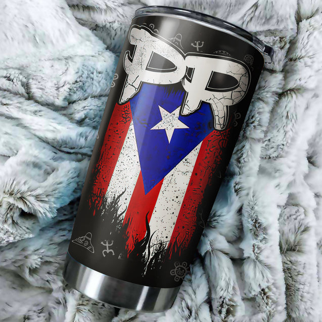 Customize Name Puerto Rico Steel Tumbler