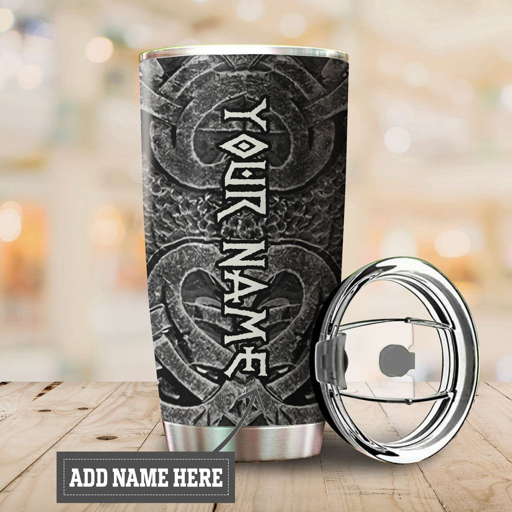 Customized Name Viking Steel Tumbler
