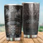 Customized Name Viking Steel Tumbler