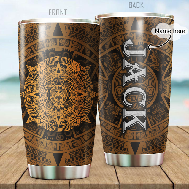 Aztec Mexico Persionalized Stainless Steel Tumbler 20Oz