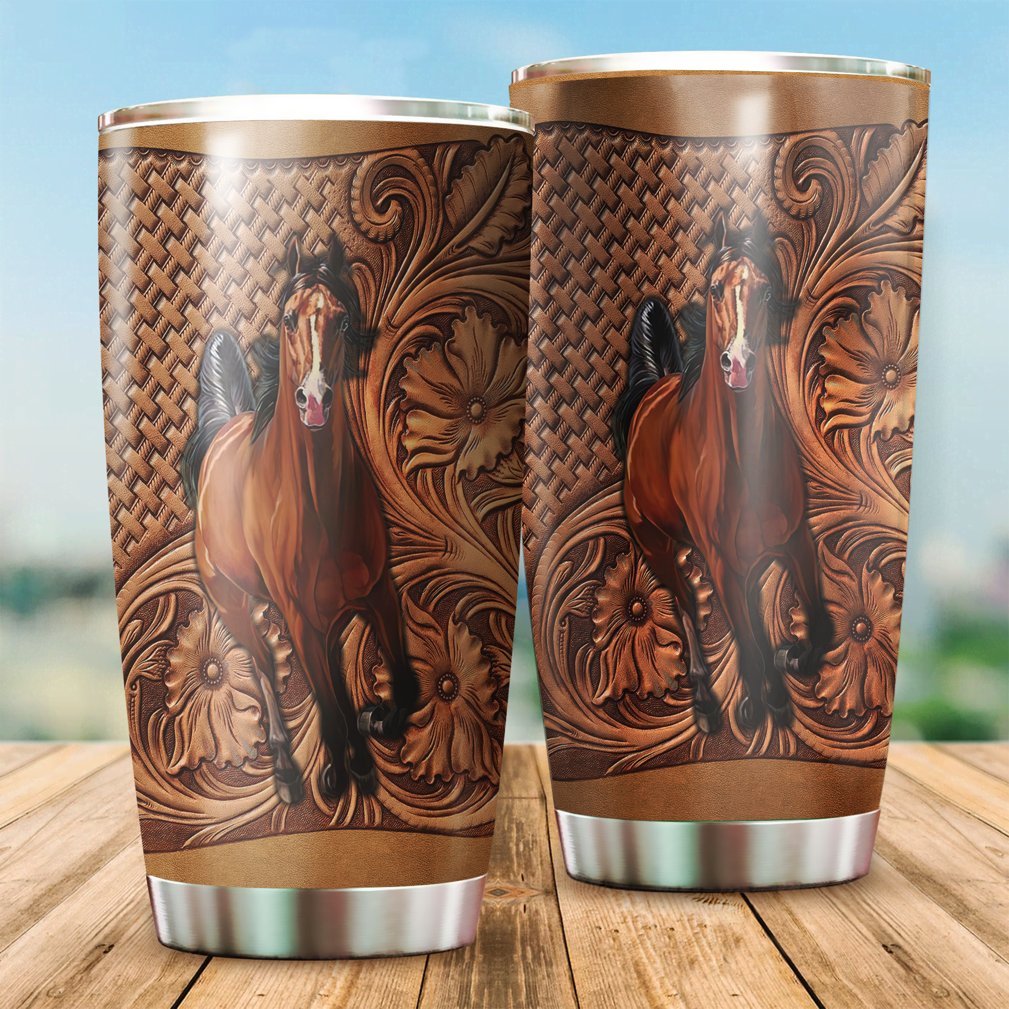 Horse Stainless Steel Tumbler 20oz VP25122007