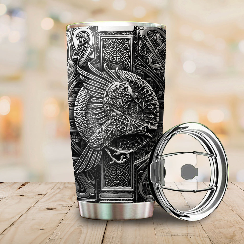 Customized Name Viking Steel Tumbler