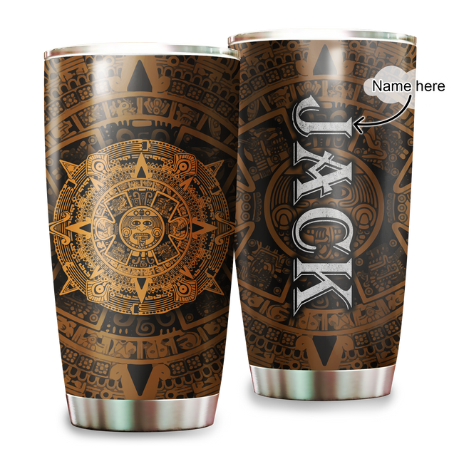 Aztec Mexico Persionalized Stainless Steel Tumbler 20Oz