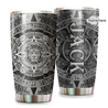 Aztec Mexico Custom Name Stainless Steel Tumbler 20Oz