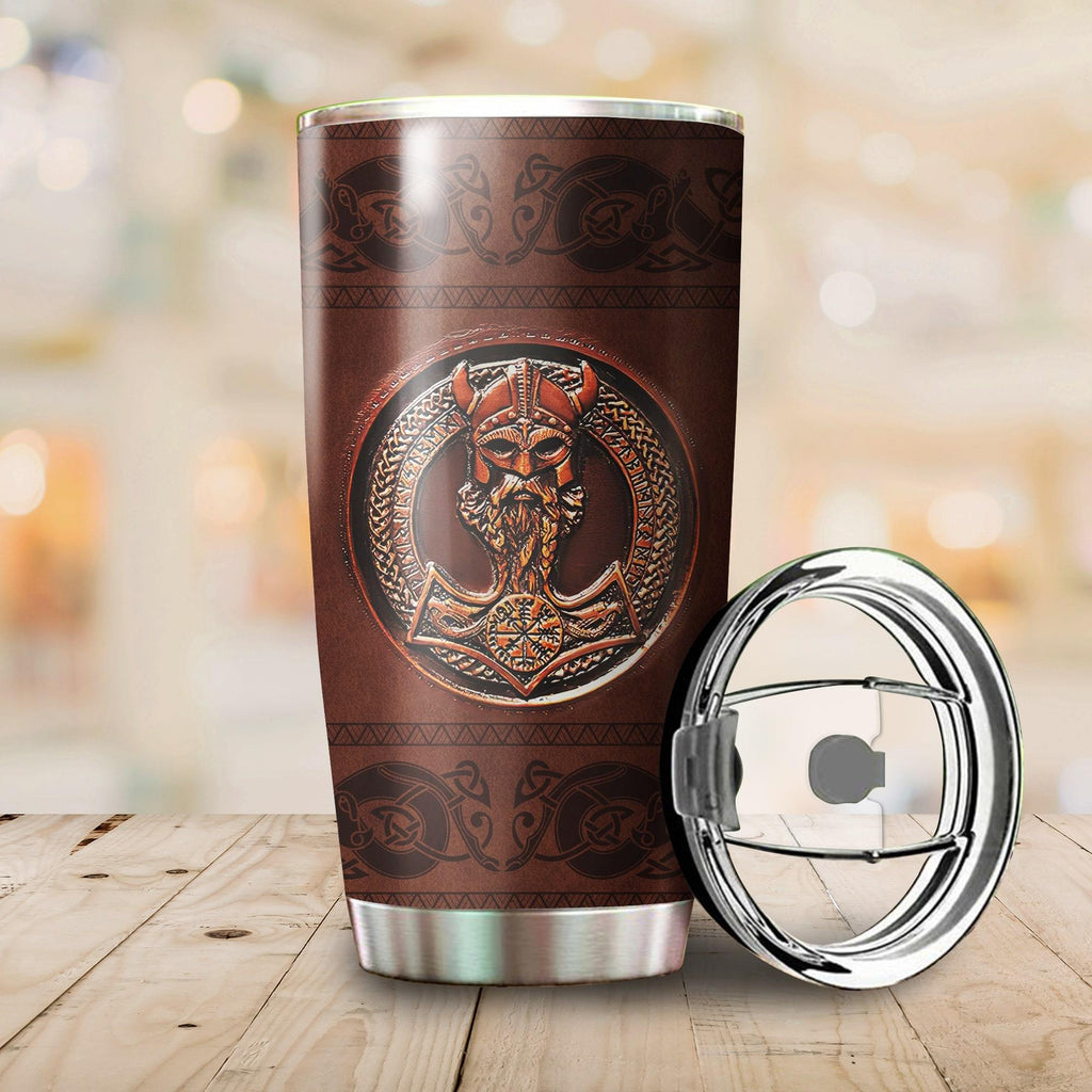 Customized Name Viking Steel Tumbler