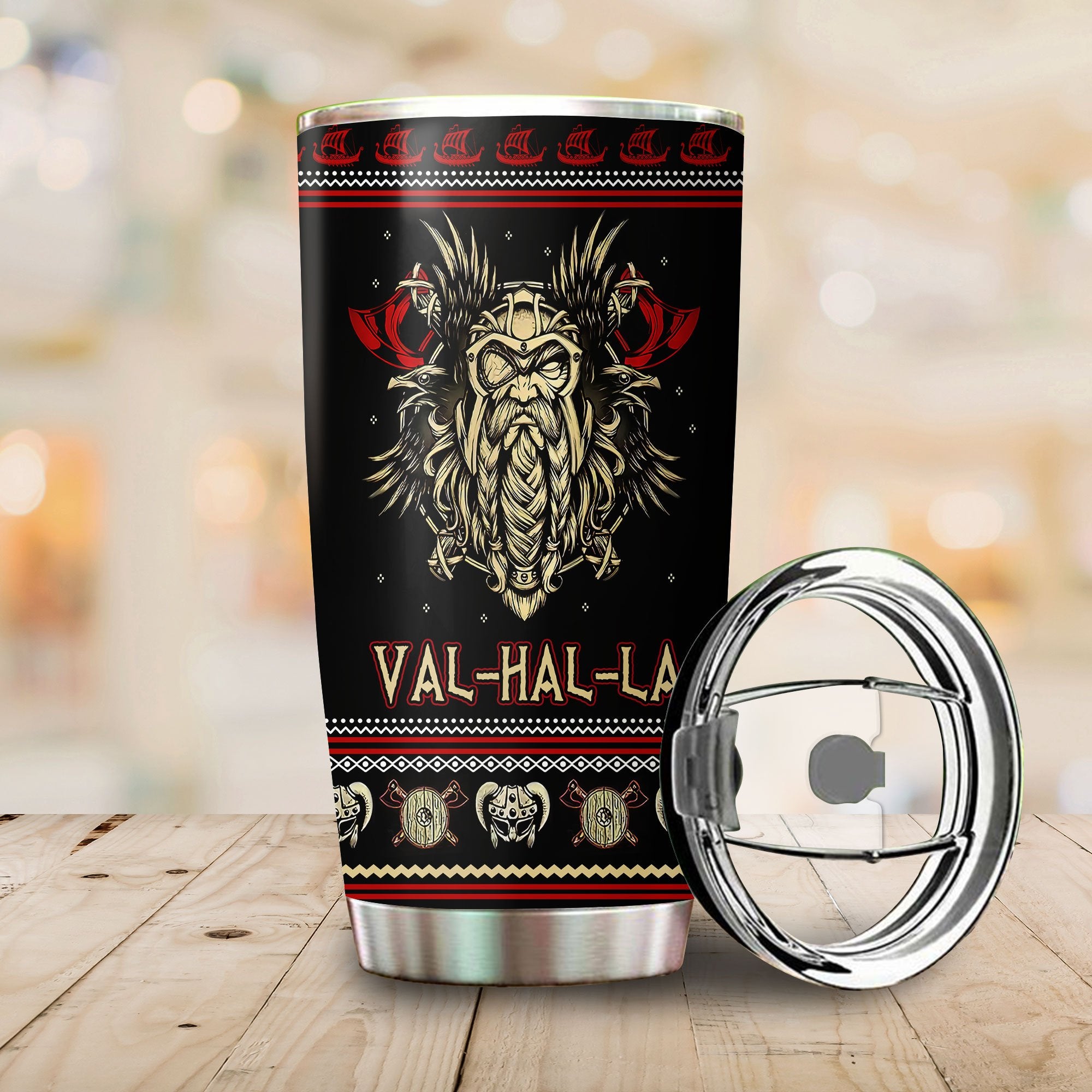 Customized Name Viking Steel Tumbler