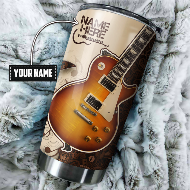 Personalized Guitar Stainless Steel Tumbler 20Oz