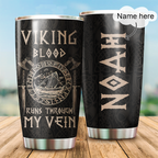 Customized Name Viking Steel Tumbler