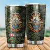 Personalized Name XT Canadian Veteran  Stainless Steel Tumbler PD19032101