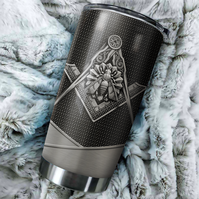 Personalized Name XT Freemason  Stainless Steel Tumbler HONEY BEE TNA04032104