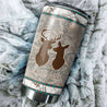 Deer Couple Custom Name Stainless Steel Tumbler 20Oz