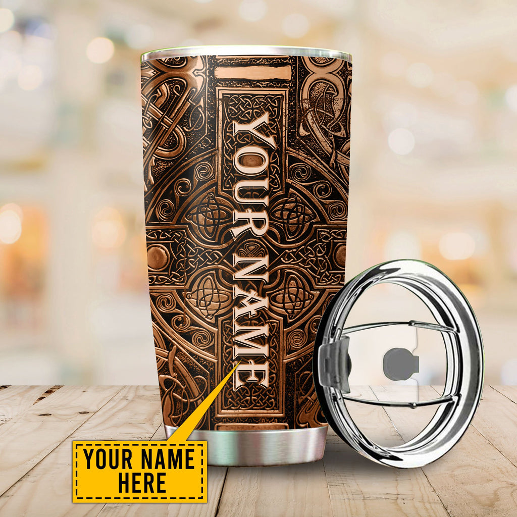 Customized Name Viking Steel Tumbler