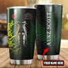 Anzac day custom name fern-wattle Veteran Stainless Steel Tumbler 20 Oz