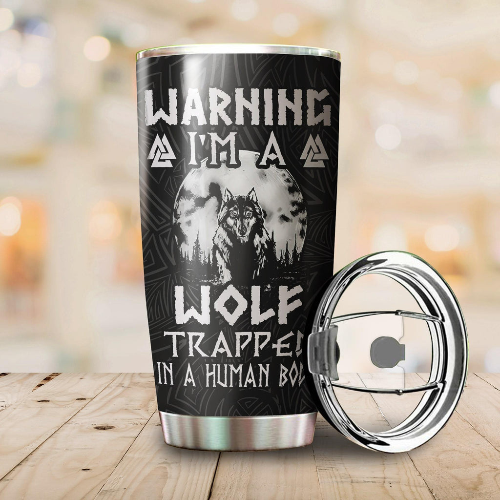Customized Name Viking Steel Tumbler