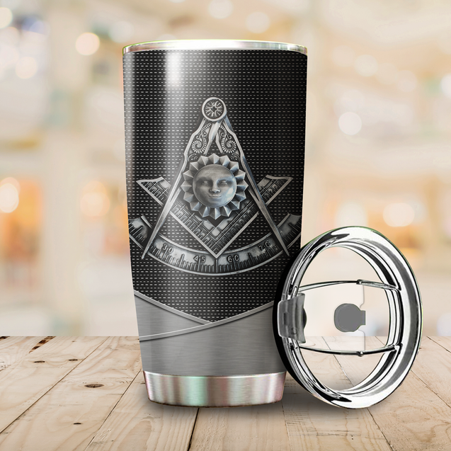 Personalized Name XT Freemason  Stainless Steel Tumbler Past Master Emblem  TNA04032102