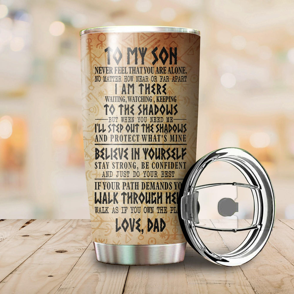 Customized Name Viking Steel Tumbler