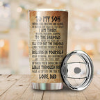 Customized Name Viking Steel Tumbler