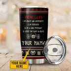 Customized Name Viking Steel Tumbler