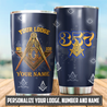 Freemason  Stainless Steel Tumbler Personalized Lodge, Name, Number XT TNA25022104