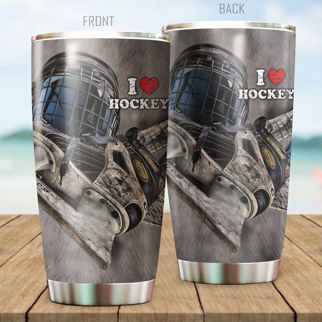 Ice Hockey Stainless Steel Tumbler