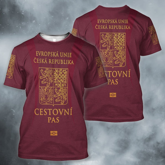 Passport Czech PL167-Apparel-PL8386-T-Shirt-S-Vibe Cosy™