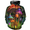 3D All Over Printed Halloween Mushroom Shirts and Shorts-Mushroom-RoosterArt-Zipped Hoodie-XS-Vibe Cosy™