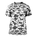 3D All Over Printed Dinosaurs Name Shirt-3D All Over Printed Clothes-HP Arts-T-shirt-XS-Vibe Cosy™