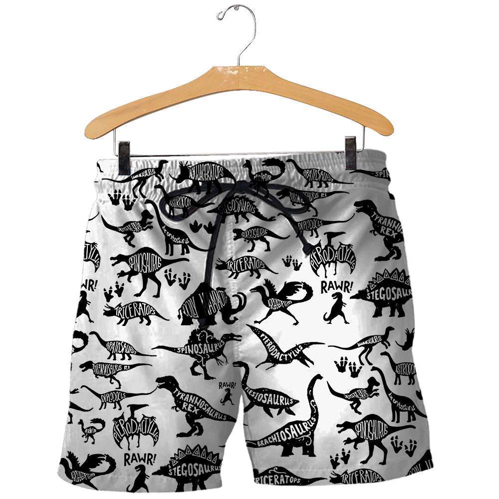 3D All Over Printed Dinosaurs Name Shirt-3D All Over Printed Clothes-HP Arts-T-shirt-XS-Vibe Cosy™