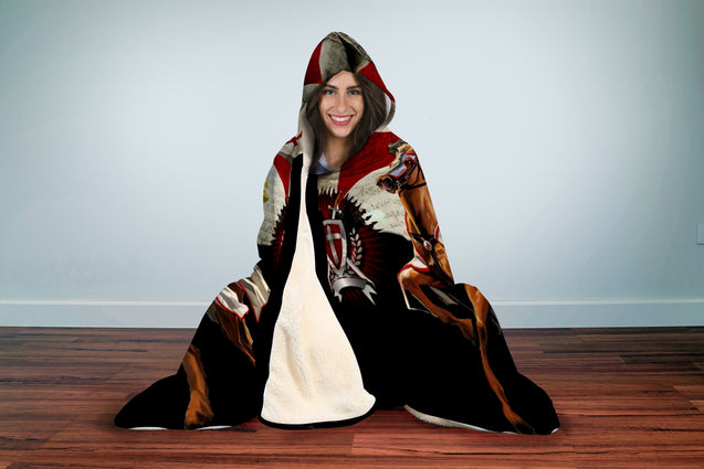 Hooded Blanket - Knights Templar-Knight Templar-HP Arts-Adult-Vibe Cosy™