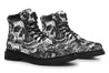 3D Skull Boots Grey Scary Skull