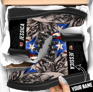 Customize Name Common Coquí Puerto Rico Boots For Men and Women MH23022104