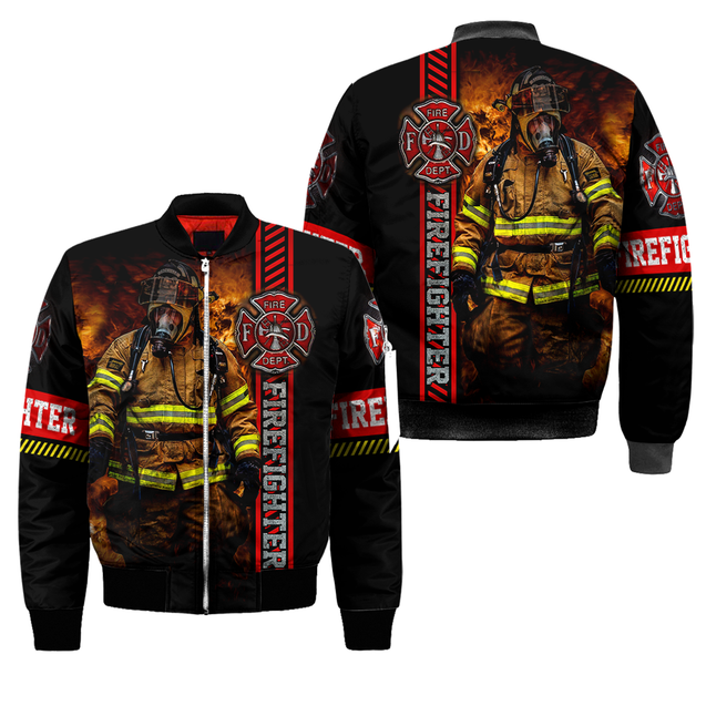 Firefighter Bomber Jacket For Men And Women TNA10132003