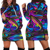 Lovely Hippie Color Hoodie Dress For Women TQH200713S1