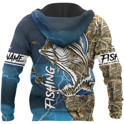 HC Bass fishing Sport - Blue version 3d all over printed shirts for fisher TR0505202 - Amaze Style™-Apparel