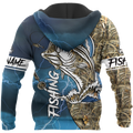 HC Bass fishing Sport - Blue version 3d all over printed shirts for fisher TR0505202 - Amaze Style™-Apparel