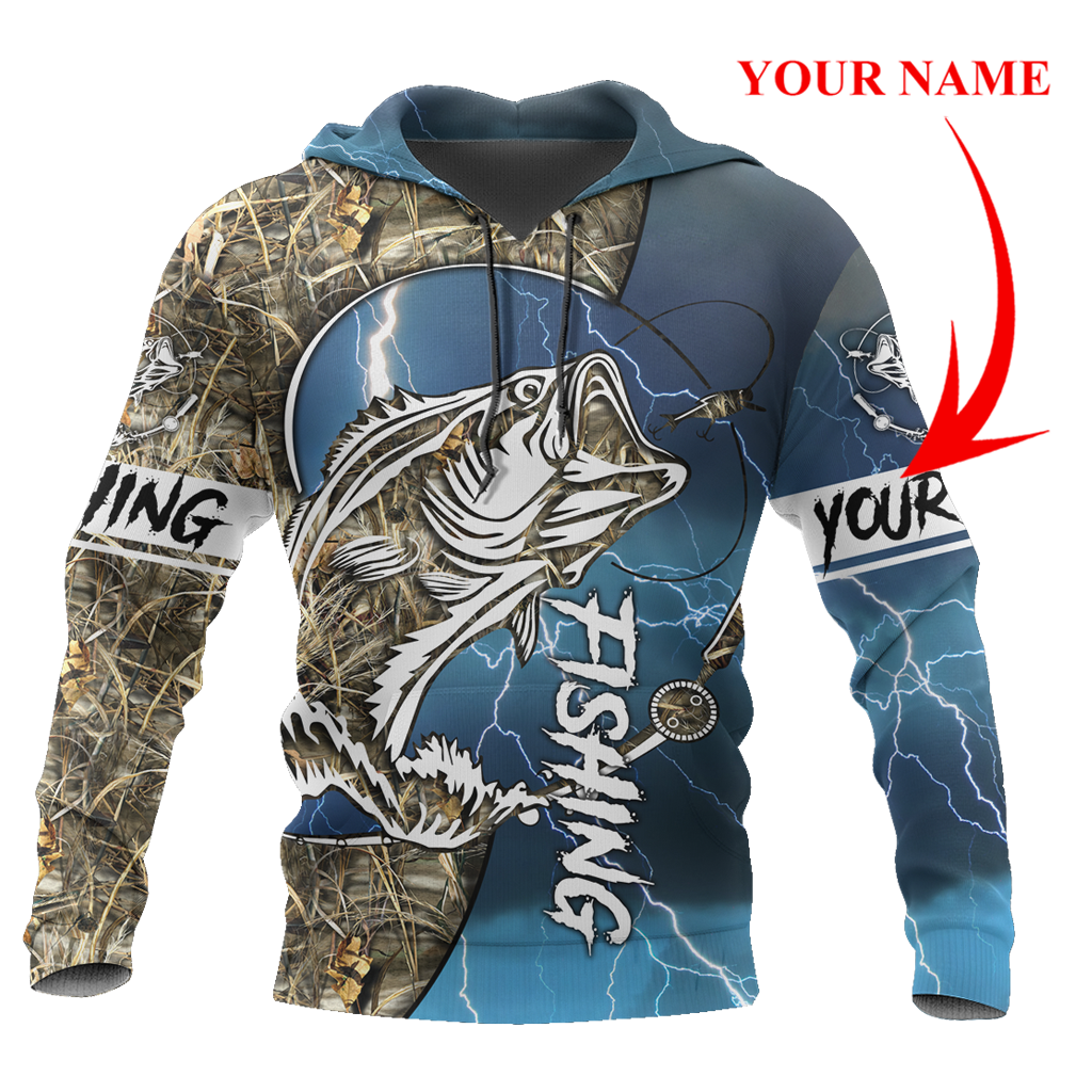 HC Bass fishing Sport - Blue version 3d all over printed shirts for fisher TR0505202 - Amaze Style™-Apparel