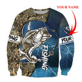 HC Bass fishing Sport - Blue version 3d all over printed shirts for fisher TR0505202 - Amaze Style™-Apparel