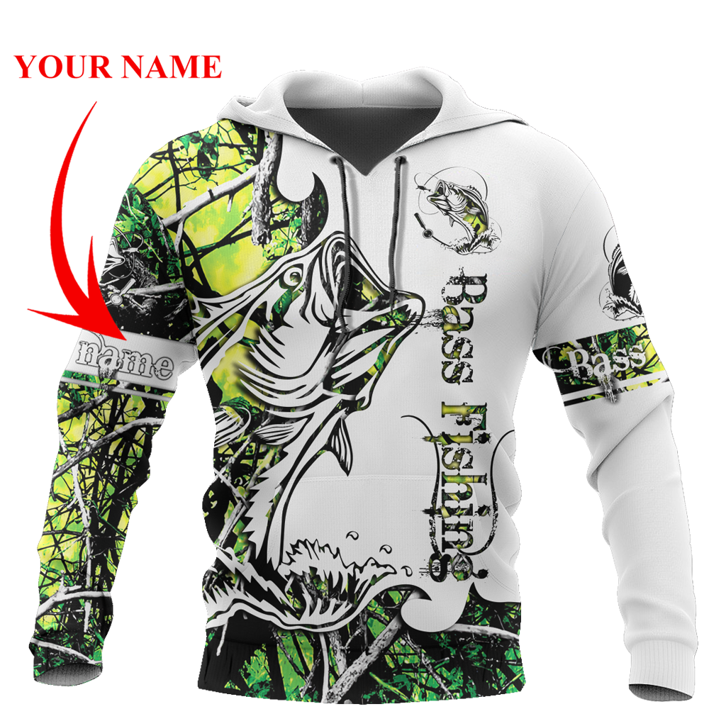 Green Bass Fishing Sport 3D all over printed shirts for men and women TR0505203 - Amaze Style™-Apparel
