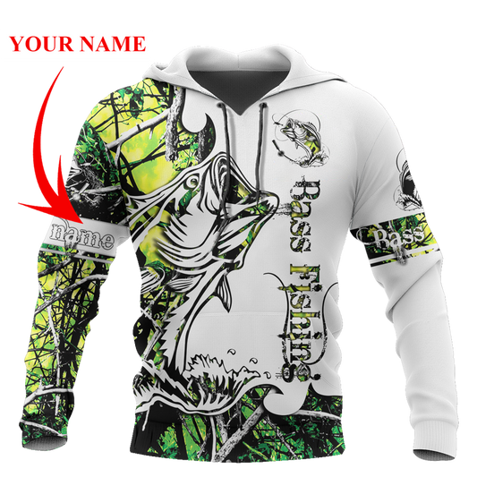 Green Bass Fishing Sport 3D all over printed shirts for men and women TR0505203 - Amaze Style™-Apparel
