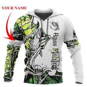 Green Bass Fishing Sport 3D all over printed shirts for men and women TR0505203 - Amaze Style™-Apparel