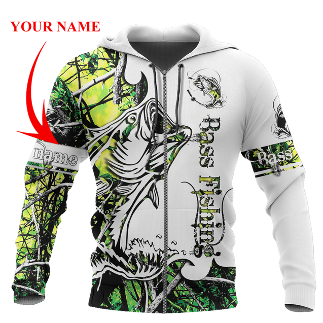 Green Bass Fishing Sport 3D all over printed shirts for men and women TR0505203 - Amaze Style™-Apparel