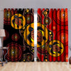 Aboriginal Indigenous Turtles Painting Art Thermal Grommet Window Curtains TR2006203