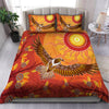 Aboriginal Eagle flying into sunset Bedding Set, Australia Indigenous Bedding Set-Bedding Set-Huyencass-Twin-Vibe Cosy™