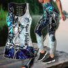 Bass Fishing - Water Camo Combo Legging + Tank fishing outfit for women TR260301 - Amaze Style™-Apparel