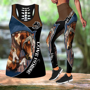 Love Horse Combo Tank + Legging TR2604205-Apparel-MP-S-S-Vibe Cosy™