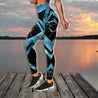 Marlin fishing gear blue ocean Combo Legging + Tank TR2704202 - Amaze Style™-Apparel