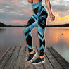 Shark fishing gear blue ocean Combo Legging + Tank TR2704203 - Amaze Style™-Apparel