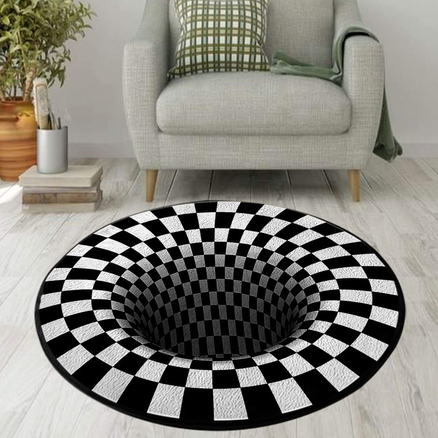 Psychedelic Hippie Circle Rug HHT12052101